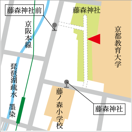 藤森神社 宝物殿とあじさい祭り好きや好き 君しか見えぬ 雪の花