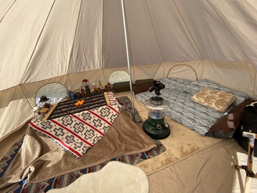 お座敷スタイルで快適冬キャンプ！準備する４つのアイテムnorthcampfireのアウトドアライフ