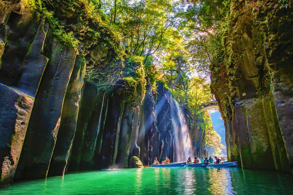 2025 宮崎県延岡駅から阿蘇山と高千穂峡を巡る1日ツアー、提供元：H.I.S. Kyushu