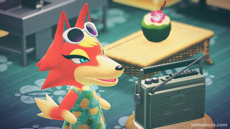 あつ森 モニカの性格や家の外観などまとめたよ。明るくて可愛いアハッ仮ジャスたん