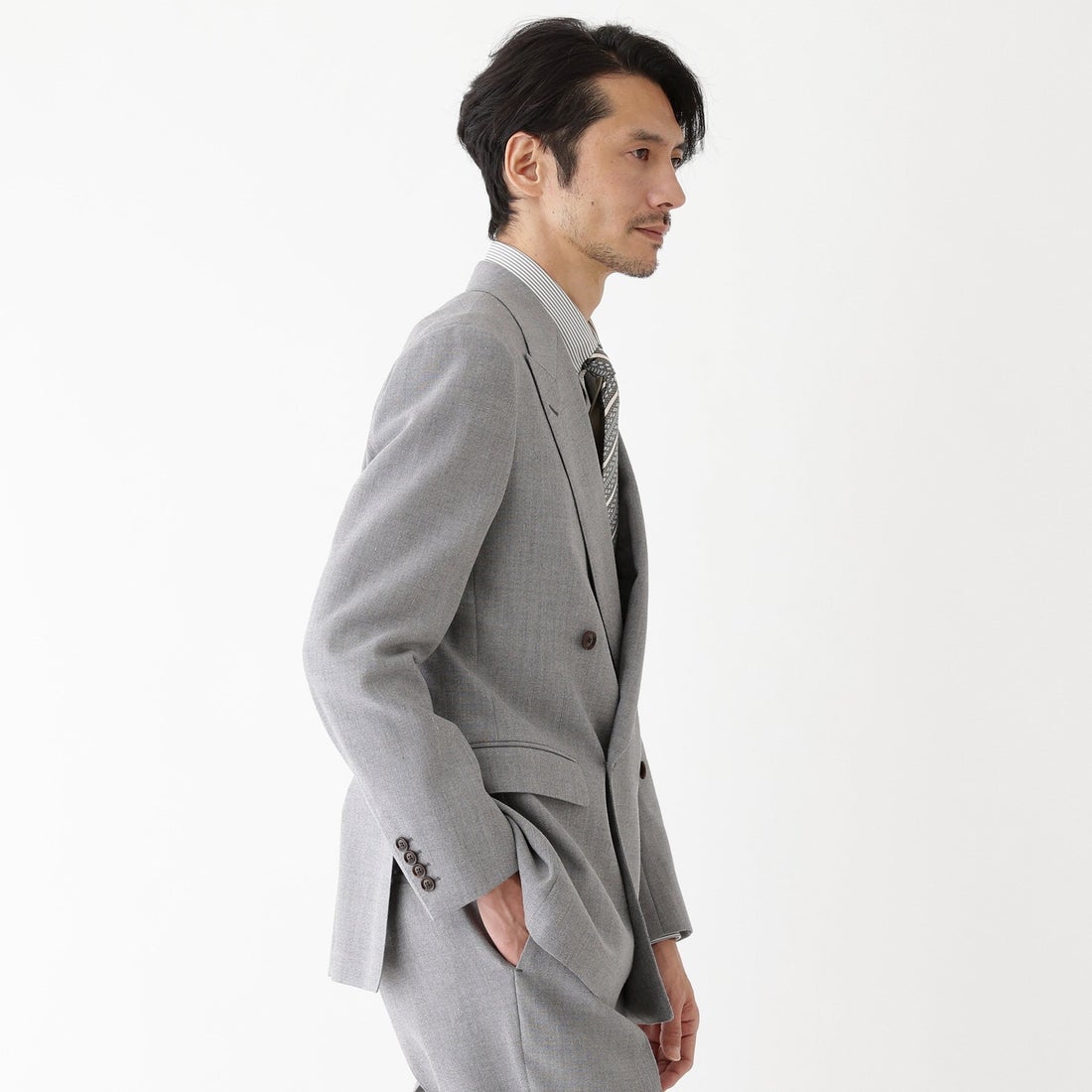 Jプレススーツ キューバビーチ紺チェック