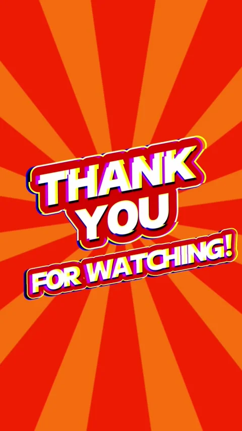 Thank you for Watching CHENKO