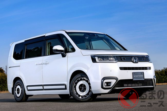 最新ステップワゴンがカスタム仕様で登場！ アウトドアやヒルクライムなど「ホンダらしさ」あふれる展示にワクワク 大阪オートメッセ2022AutoMesse Web自動車情報・ニュース -
