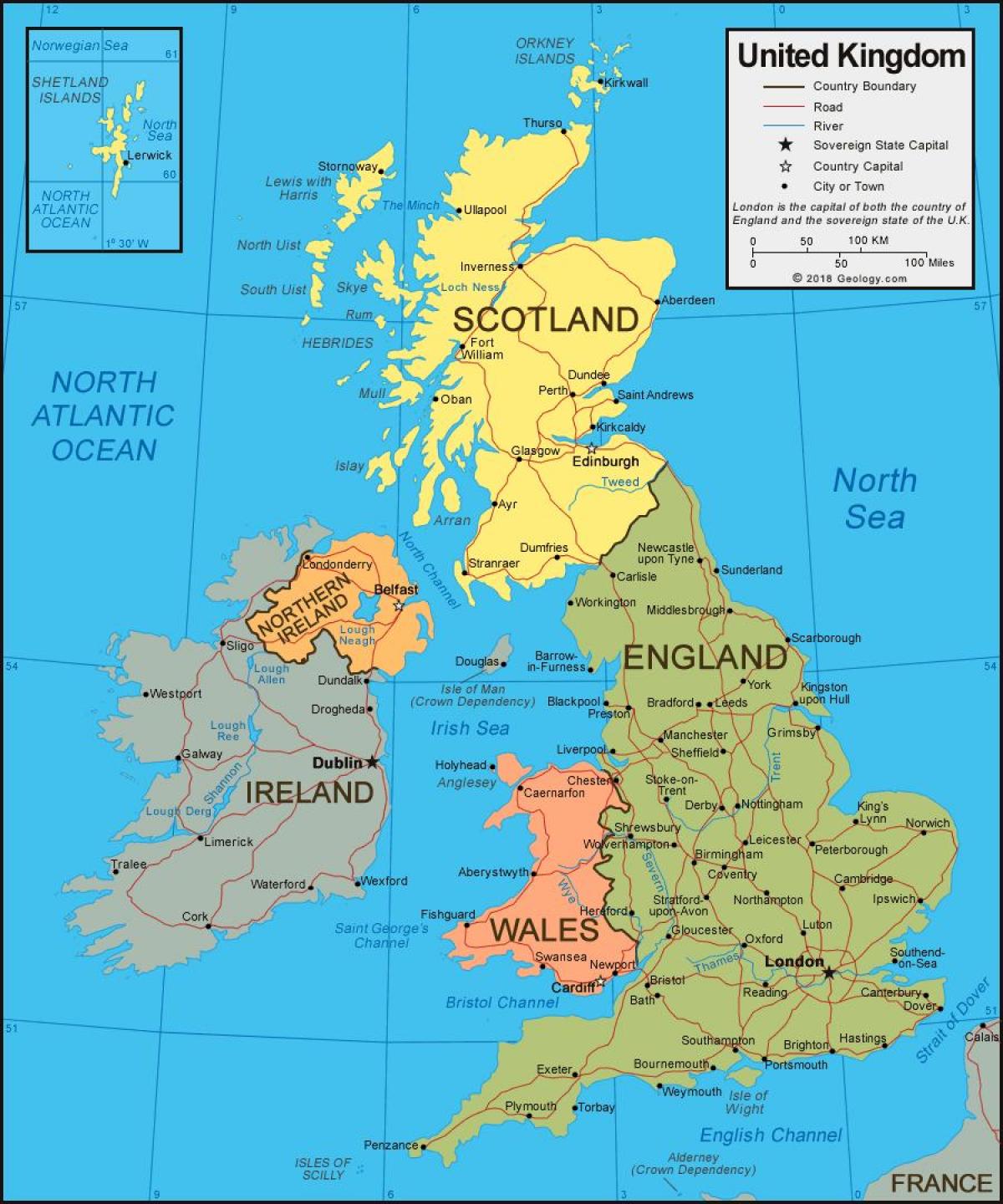 イギリス: イギリスオフライン地図と詳細地図