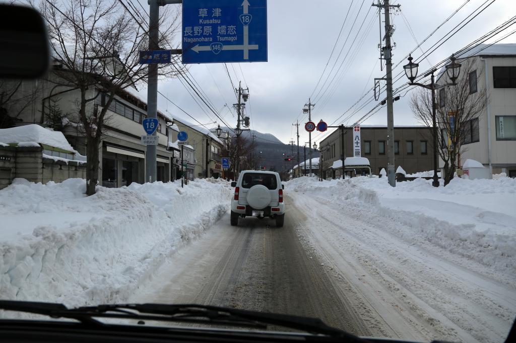 冬の軽井沢 ⑤冬の運転軽井沢の風