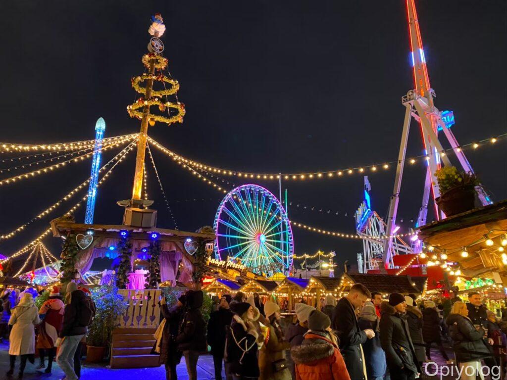 ハイドパークの冬のワンダーランドパークロンドンのクリスマスマーク - 英国 ロンドンのストックフォトや画像を多数ご用意