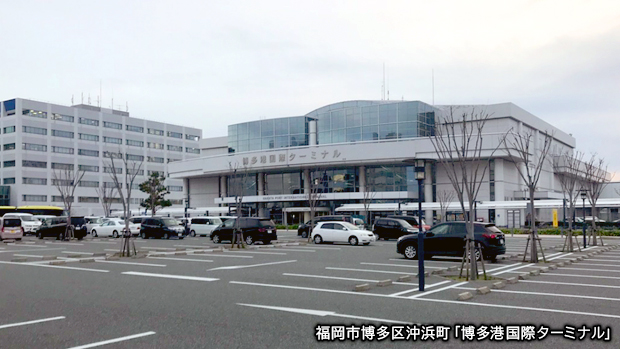 博多港国際ターミナル Advectionfog