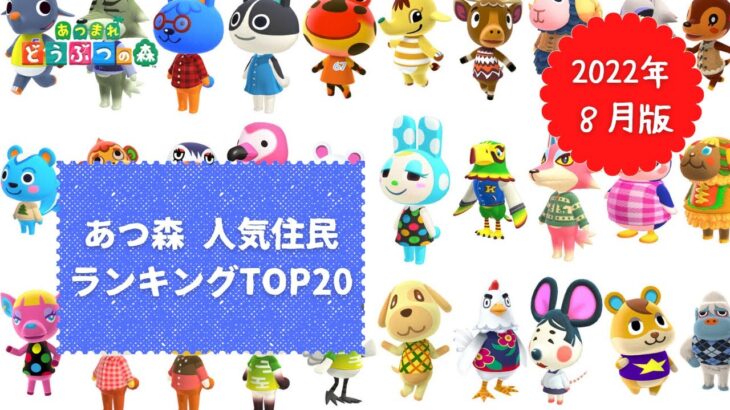 あつ森 住民 キャラ の人気ランキングTOP20アンケート実施中! あつまれどうぶつの森AppMedia