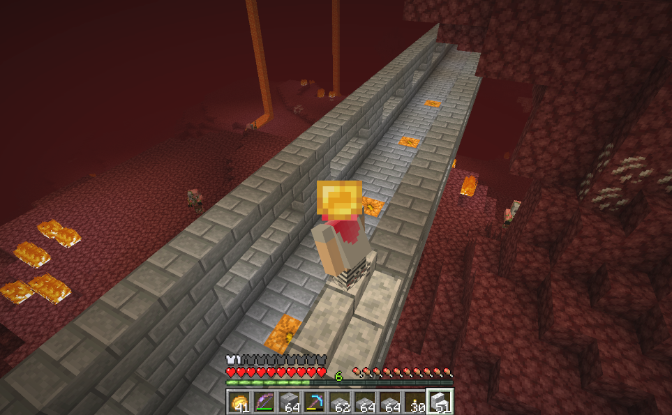 ネザー通路を整備する深のまいくらノオト