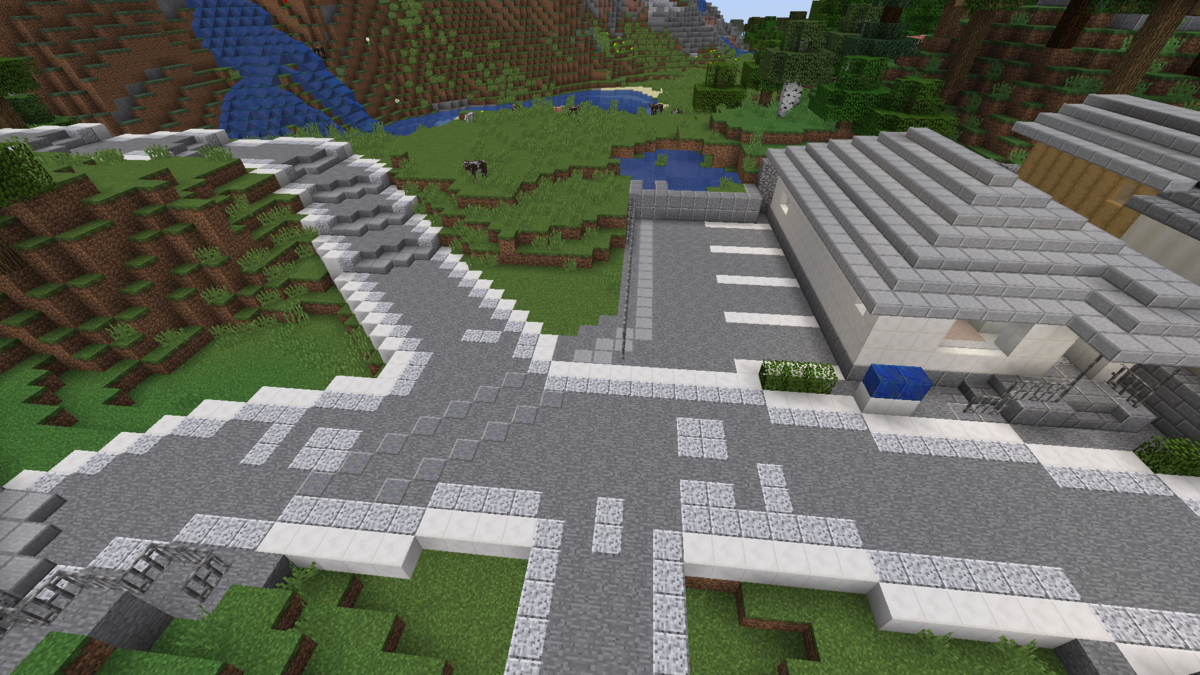 水門を作る - Minecraft街発展にっき