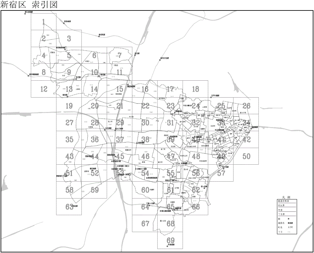 東京の鉄道路線図・東京メトロと都営地下鉄の路線図7mansion