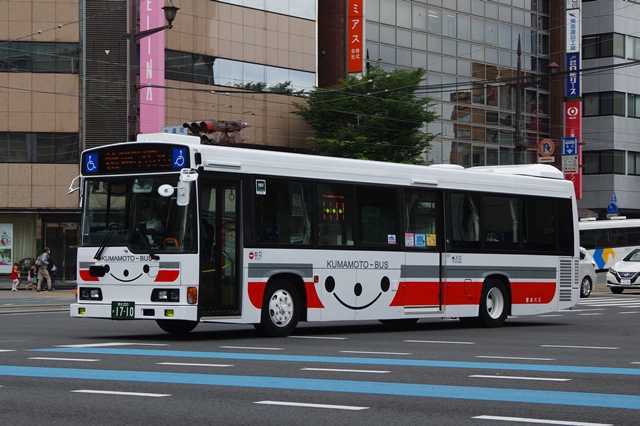九州産交バス 熊本200か1591 : 🚌ＢＵＳ画像館熊本🚏熊本県内のバス事業者5社 10月1日