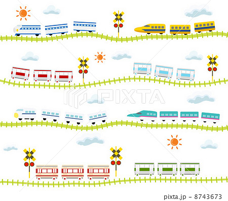 フリーイラスト新幹線E7系電車パブリックドメインQ：著作権フリー画像素材集