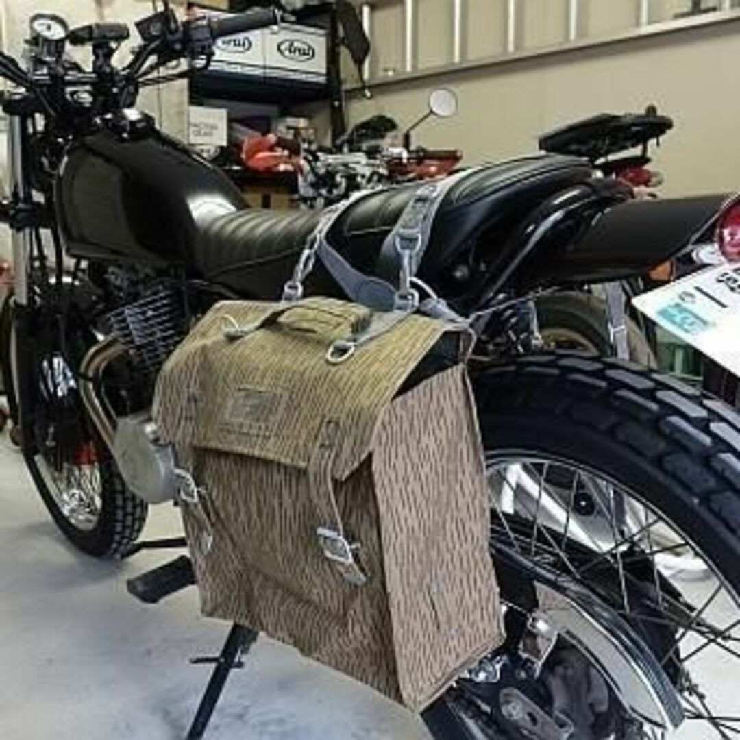 ミリタリーバッグをバイクのサイドバッグとして使ってみた - BABEL