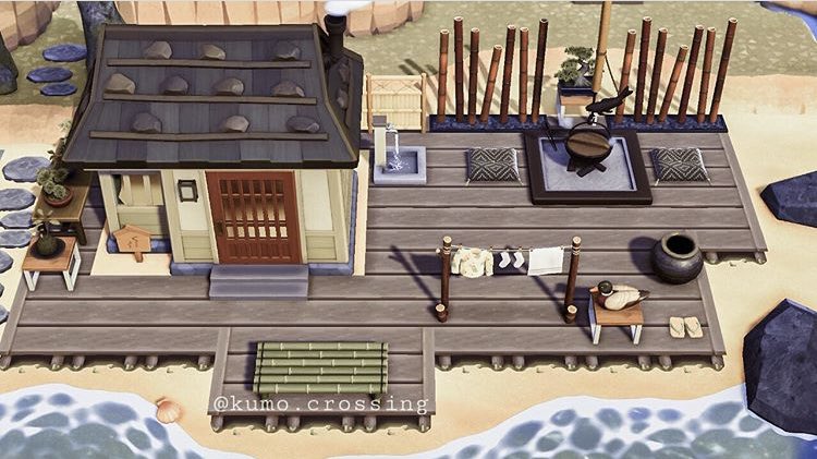 あつ森 島クリエイターでたぬき商店周りを海の家の雰囲気にしてみた。 あつまれどうぶつの森Animal