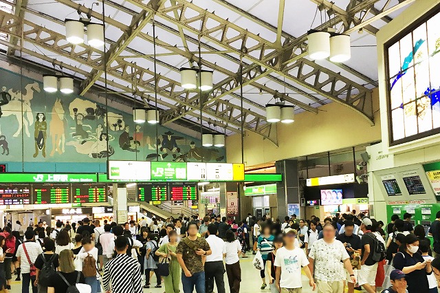 JR上野駅ロータリー「車寄せ」の場所を写真解説公園口の一般車乗降場や屋上駐車場も紹介 - れきちり散歩