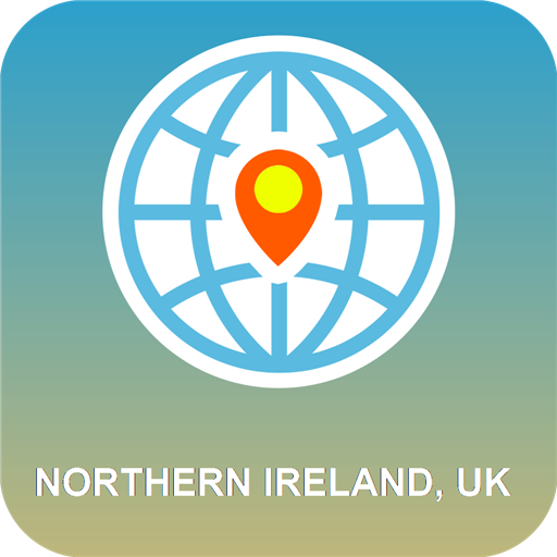 アイルランドの地図、アイルランド語の町付き : r