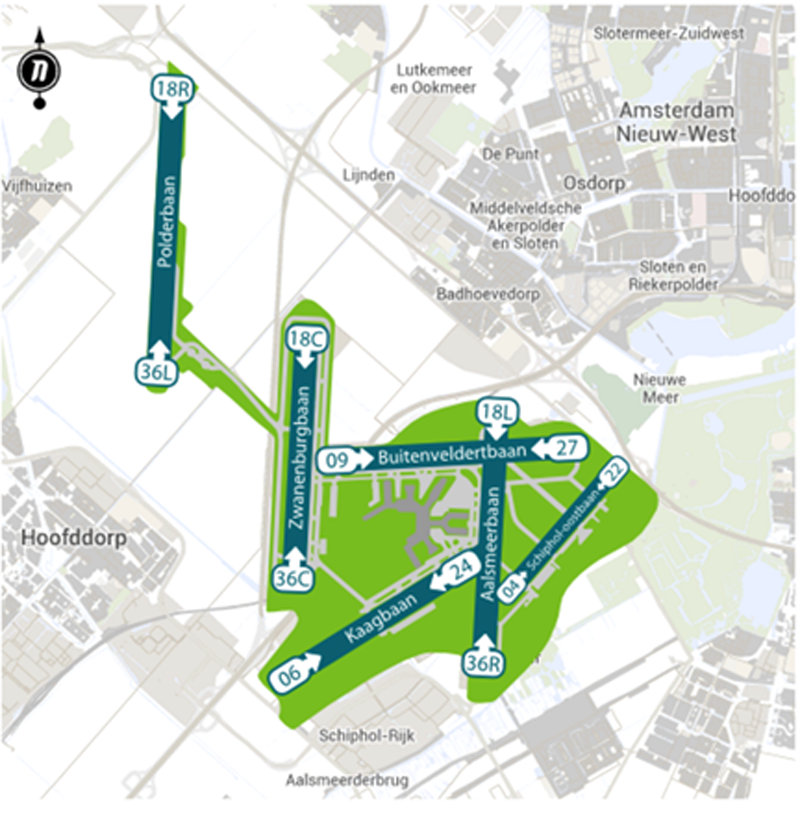 オランダ アムステルダム・スキポール空港 AMS