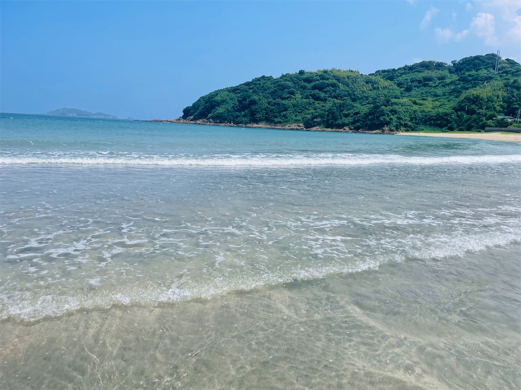 高浜海水浴場日本一美しいと言われる白い砂浜、極上ビーチ 五島たびらい