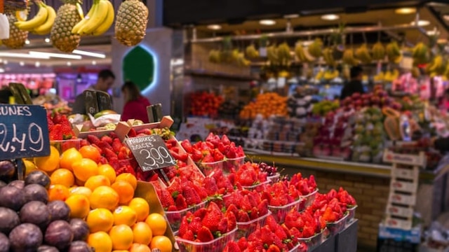 バルセロナ、スペインのサン ・ ジョセップ市場の写真素材・画像素材 Image