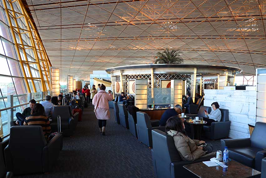 北京首都国際空港エアチャイナビジネスクラスラウンジすけさん