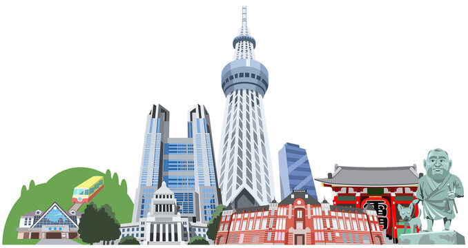 東京 イラスト」の写真素材160,562件の無料イラスト画像Adobe Stock