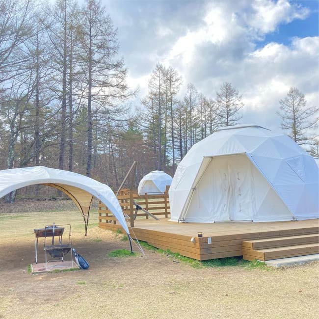 公式 北海道トマムのグランピング施設グランピングトマム