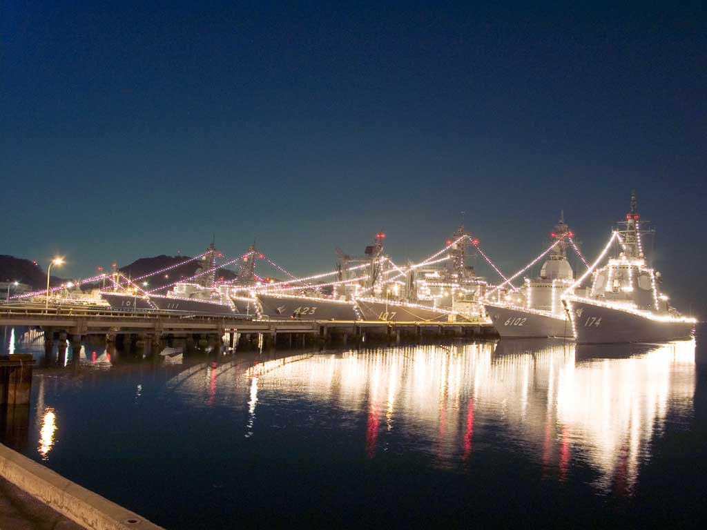 横須賀の夜景気が向いたら撮ってみる