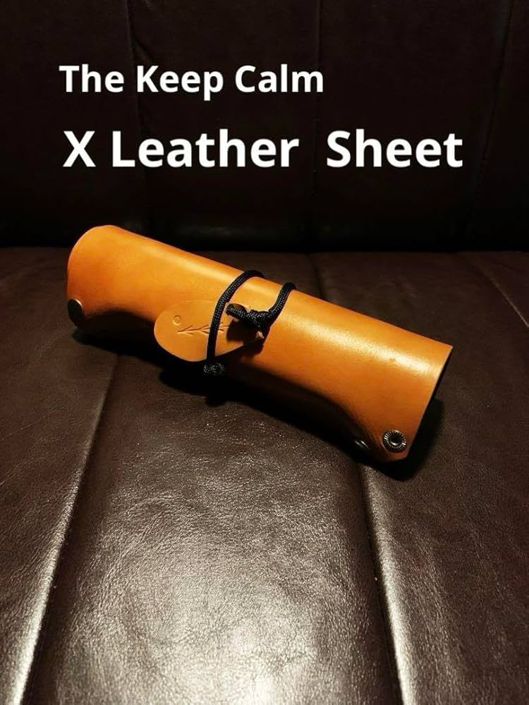 自分で作った革細工です