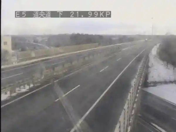 道央自動車道江別西インターチェンジライブカメラ 北海道江別市元野幌ライブカメラDB