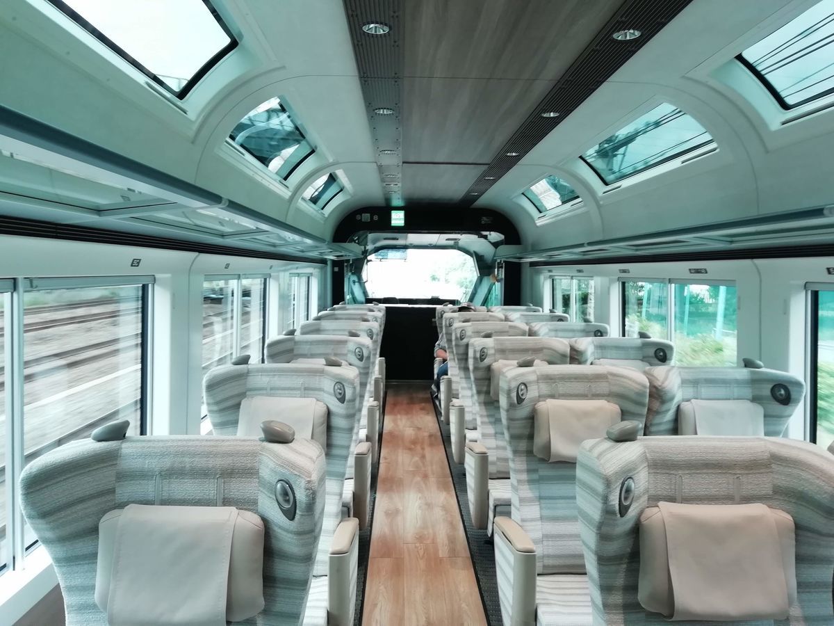 185系乗車位置案内板『特急踊り子号 7号車 自由席