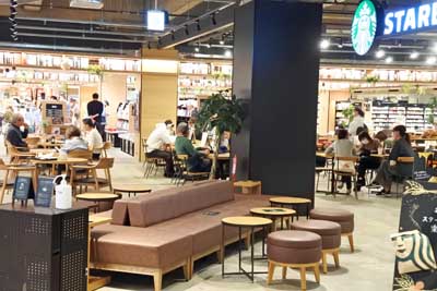 スタバ 汐留シティセンター店STARBUCKS JOURNEY