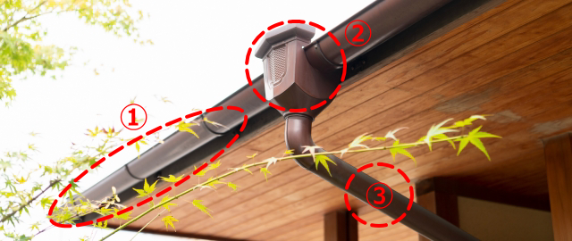 軒樋 のきとい の金具の種類や選び方、金具のピッチなどを解説 – 岡山県│屋根・外壁工事│株式会社植田板金店