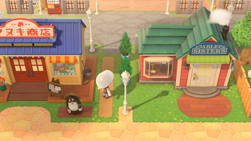 あつ森 たぬき商店～役場～住宅街島紹介