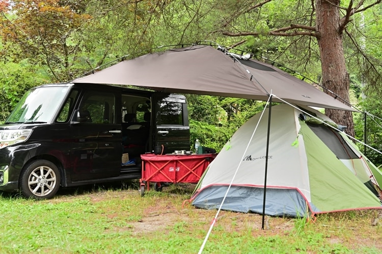 ファミリーキャンプ区画サイトのレイアウトパターン！コツや必要な広さもゆったりファミキャン