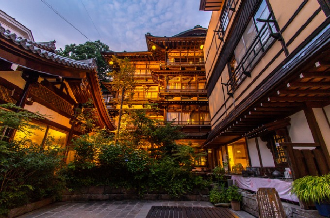 長野県 渋温泉 食べ歩きTikTok