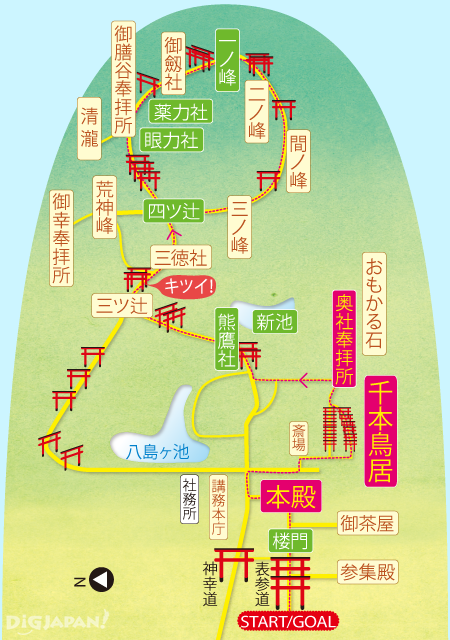 伏見稲荷大社の見どころ完全ガイド京都随一！圧倒的な神秘美「千本鳥居」から観光ルートマップまで - 週末はじめました
