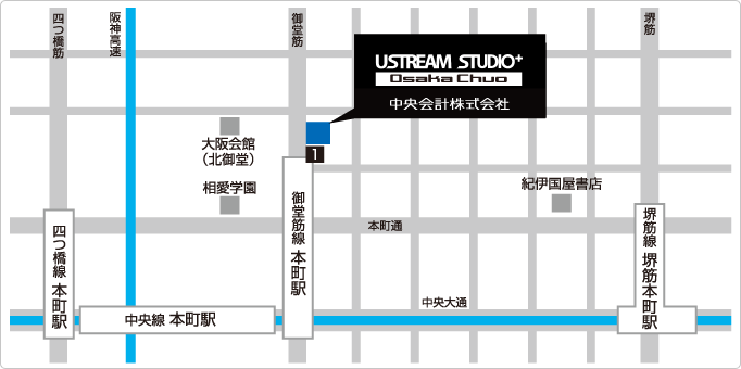 アクセス中央区本町で歯周病、短期治療なら本町御堂歯科