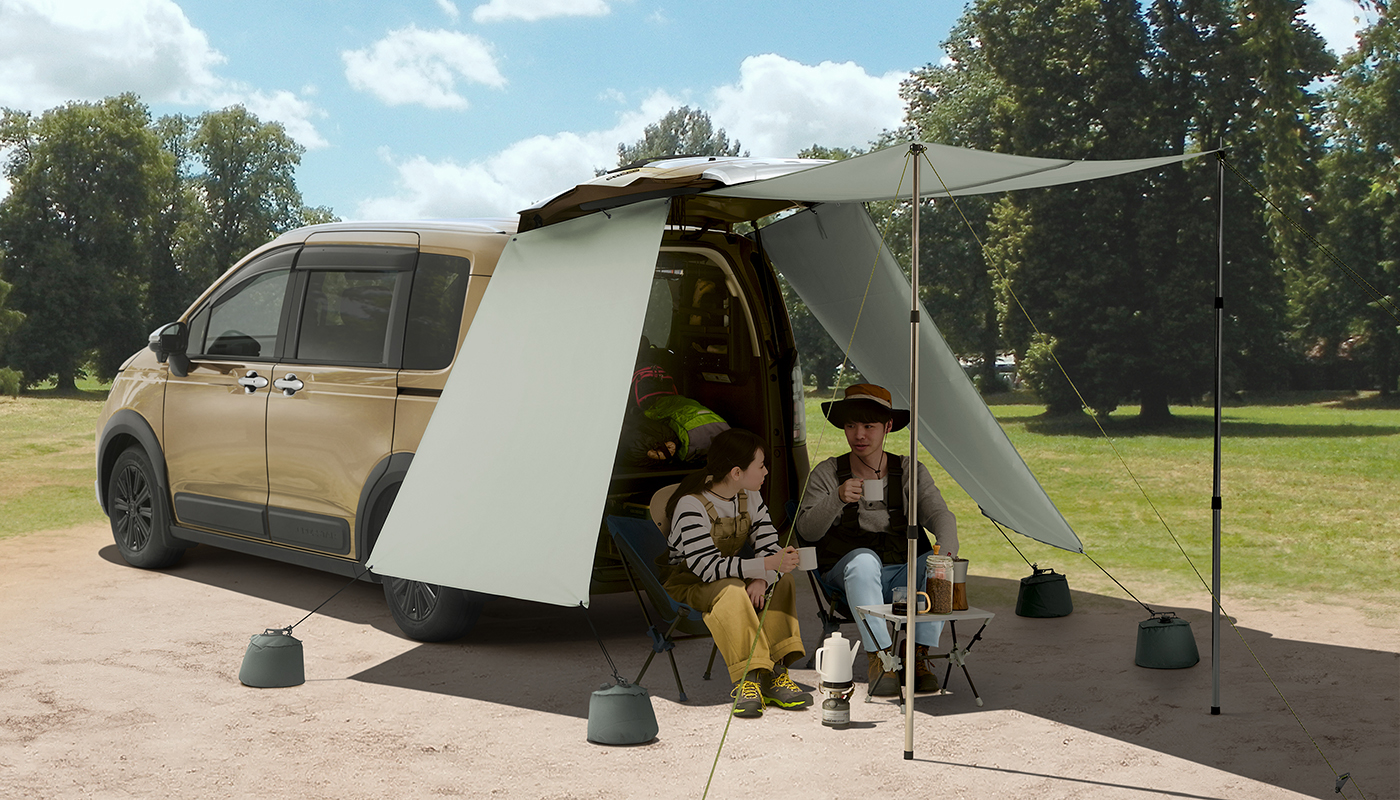 フリードプラス フリード＋ 誰でもできるバックドアタープ自作 - 部品堂