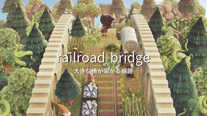 あつ森 汽車が走る魅力あふれる島✨視聴者様の島へ出発！ 夢見訪問