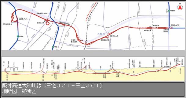 阪神高速、16号大阪港線阿波座合流区間を1車線増設し3車線に 西船場JCT改築事業。3号神戸線からの合流や阿波座出口への車線変更をスムーズに -トラベル Watch