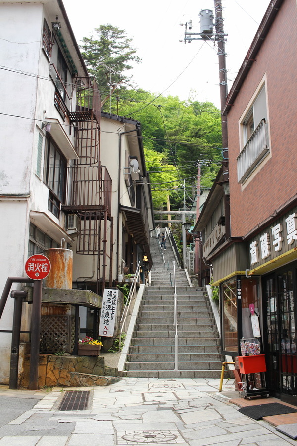 伊香保温泉の駐車場