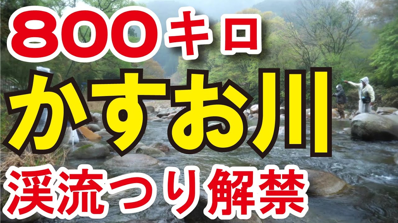 全国渓流解禁2022年 河川情報一覧表 東日本エリア