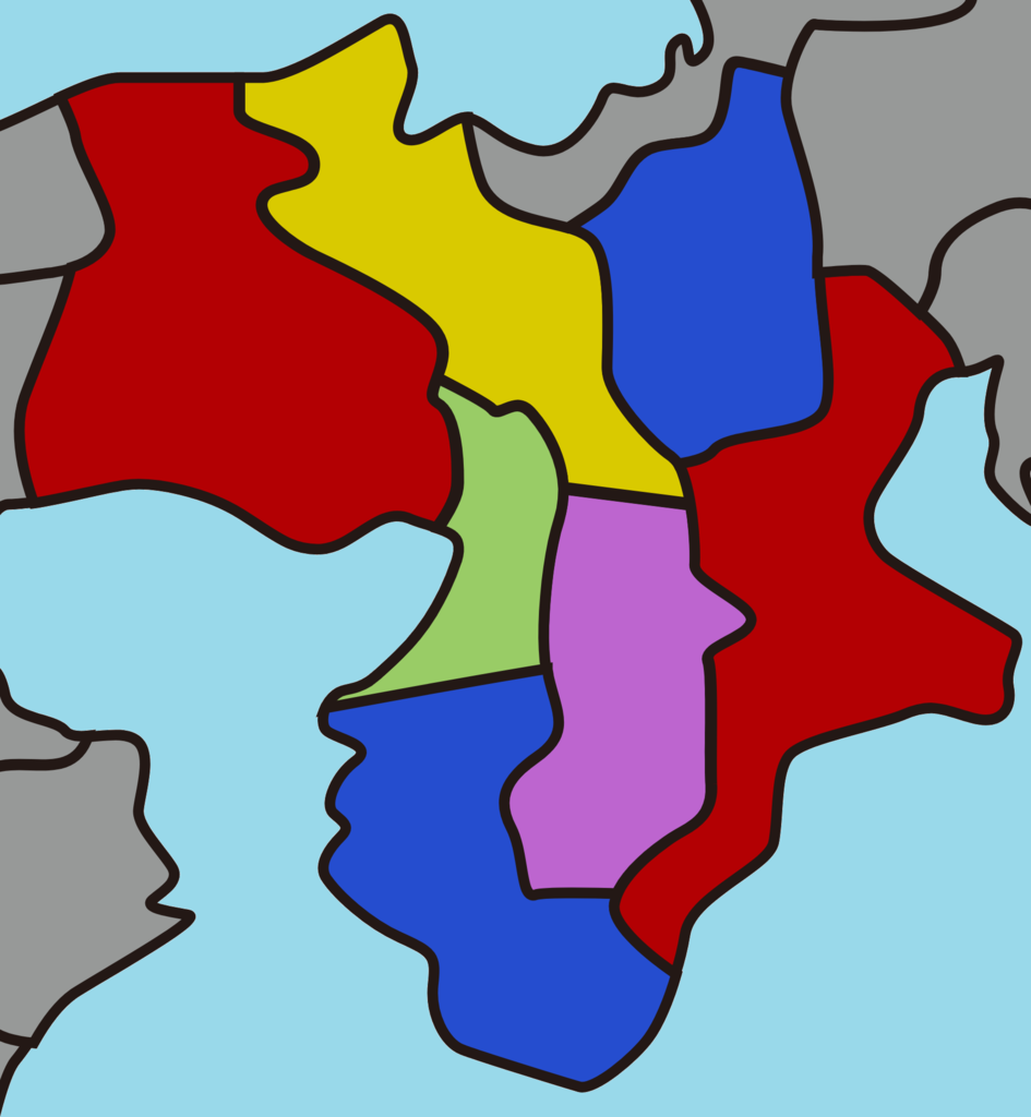 大阪府の地図Map-It マップ・イット