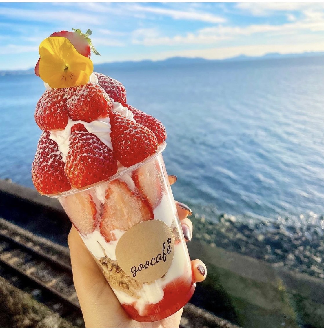 長崎 大村湾沿いの沖縄なCafeで夏限定！氷ぜんざいを食べる。沖カフェ『いちゃりば』よしながき