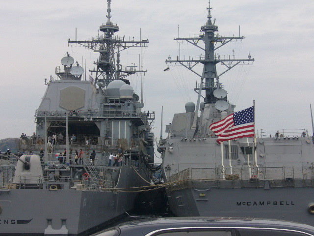 米海軍横須賀基地横須賀ベース 艦船見学編