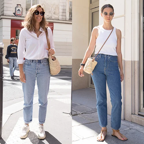 パリジェンヌは白Tスタイルの達人