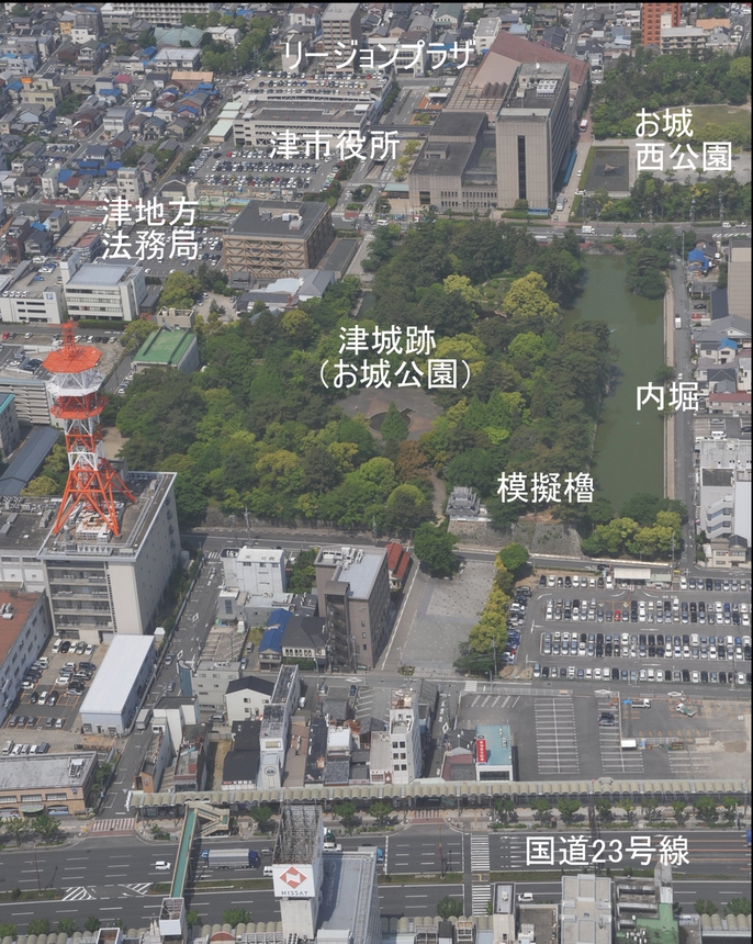 津お城公園の桜 市営駐車場付近- 美里町の探検日記ＧＰ