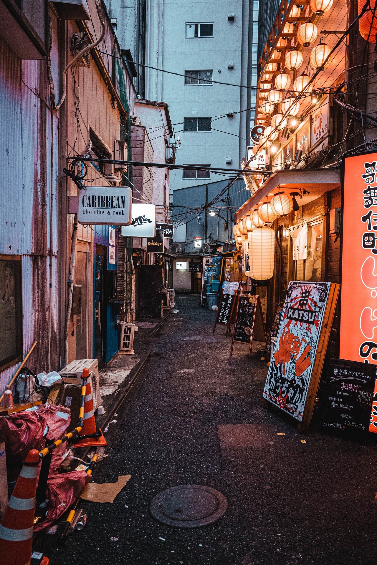 東京の路地裏スナップ写真：夜景の魅力