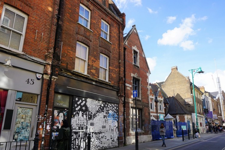 イーストロンドンのイラスト地図、ロンドンの有名な通り、ロンドンのランドマーク、ロンドンの有名な場所、ロンドンのアートワーク、イーストロンドンの版画、 イーストアート - Etsy